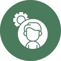 Avatar Responsive Icon Badge vector