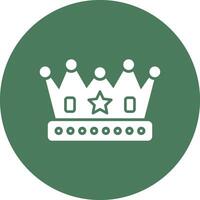 Crown Minimal Concept Visual vector