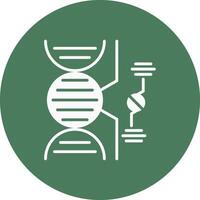Dna Digital Abstract Form vector