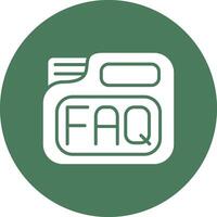 Faq Web Interface Symbol vector