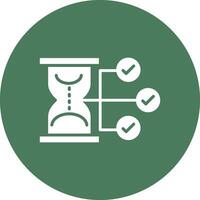 Hourglass Smart UI Graphic vector