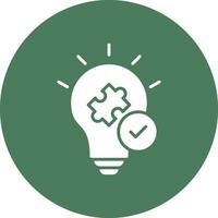 Problem Solving Handcrafted Digital Icon vector