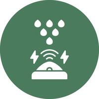 Rain Sensor Rounded Line Illustration vector