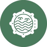 Porthole Digital Abstract Form vector