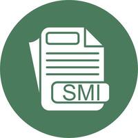 SMI File Format Responsive Icon Badge vector