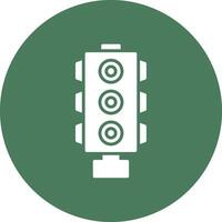 Traffic Light Web Interface Symbol vector
