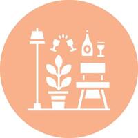 Bar Stool Mobile App Graphic vector