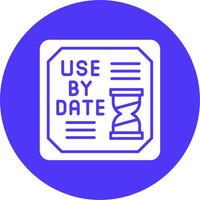 Use By Date Soft Shadow Design vector