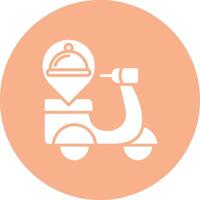 Delivery Bike Interface Sketch Art vector