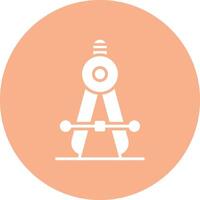 Compass Gradient Style Icon vector