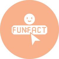 Fun Fact Dynamic Web Illustration vector