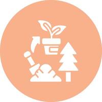 Gardening Minimal Touch Graphic vector