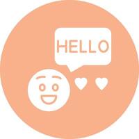 Hello Tech Style Illustration vector