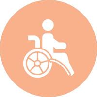 Handicapped Business Style Symbol vector
