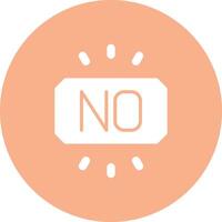 No Sleek Graphic Mark vector