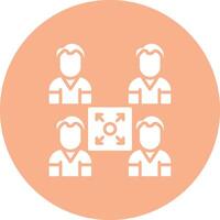 Meeting Point Stylized Tech Element vector