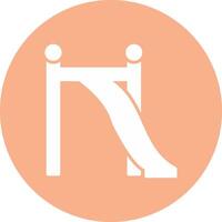 Slide Shadowed Icon Style vector