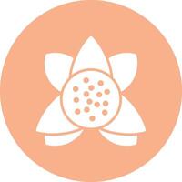 Tiger Lily Lined UI Illustration vector