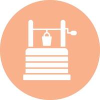 Water Well Abstract Web Element vector