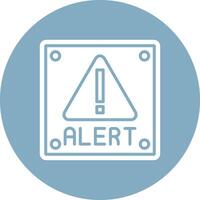 Alert Stylized Tech Element vector