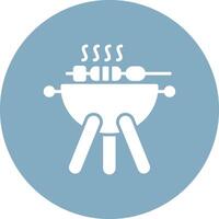 Bbq Lined UI Illustration vector