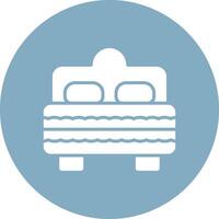 Bed Lined Visual Concept vector