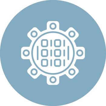 binario código ux inspirado diseño vector