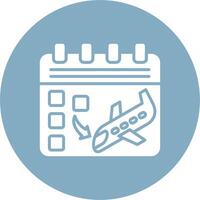 Calendar App Style Badge vector