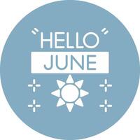 June Business Style Symbol vector