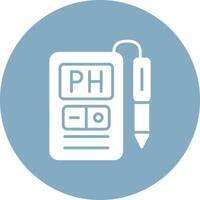 Ph Meter Responsive Icon Badge vector