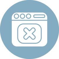 Rejected Interactive UI Graphic vector