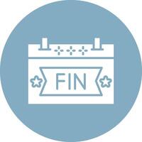 The End Web Interface Symbol vector