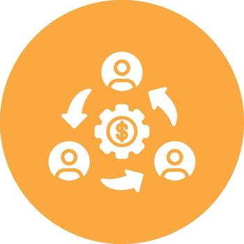 Collaboration Clean Web Element vector