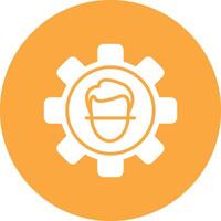 Face Detection Sharp Edge Symbol vector
