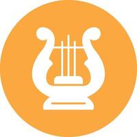 Lyre Bright Flat Element vector