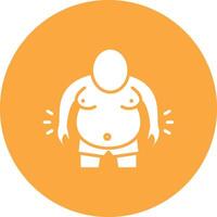 Overweight Cool Tone vector
