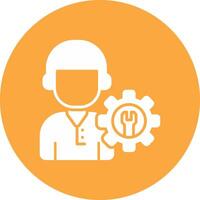 Technical Support Flat Styled Symbol vector