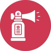 Air Horn Bright Flat Element vector
