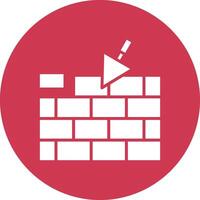 Brickwall Subtle Shadow Icon vector