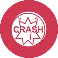 Crash Functional Flat Style vector