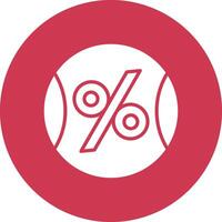 Percentage Subtle UI Style vector