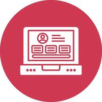 Profile Compact App Icon vector