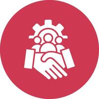 Team App Style Badge vector