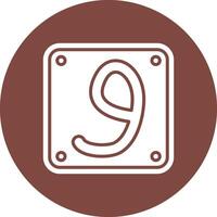 Arabic Language Playful Line Icon vector