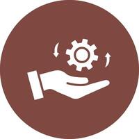 Change Management Dark Theme Element vector