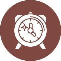 Clock Vibrant UI Element vector