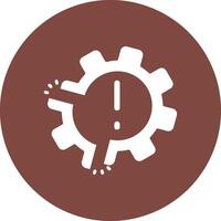 Disruption Solid Fill Design vector