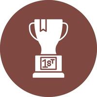 First Position Thin Line Design vector