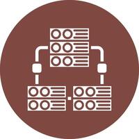 Network Server Sharp Edge Symbol vector