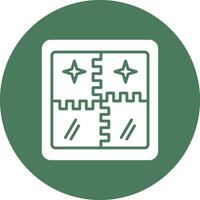 Mat Outlined App Visual vector